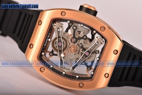 Richard Mille RM 038 Watch Rose Gold Best Replica - Click Image to Close